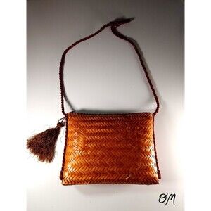 Vintage Mister Ernest Woven Straw Wicker Philippines Handbag